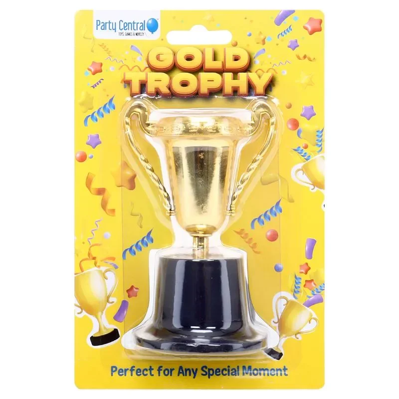 Gold Trophy Award (8 cm x 12 cm)