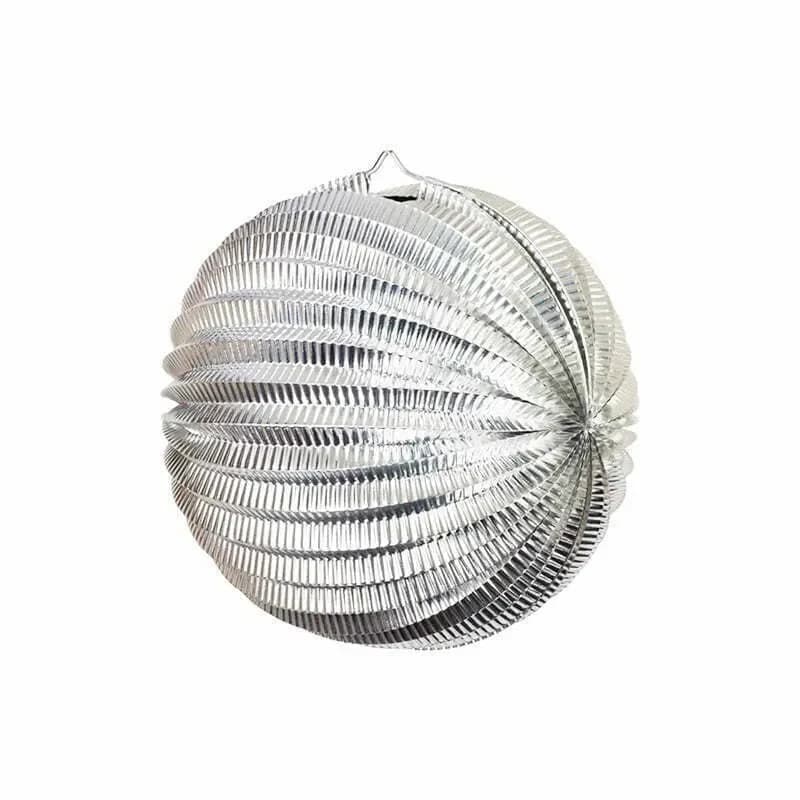 Silver Paper Lantern (30 cm)