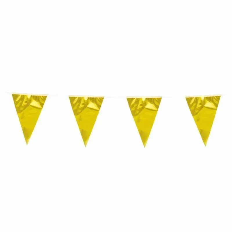 Gold PET Bunting