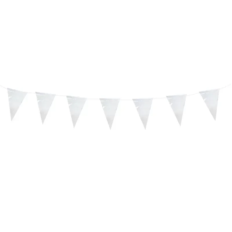 White Pennant Banner
