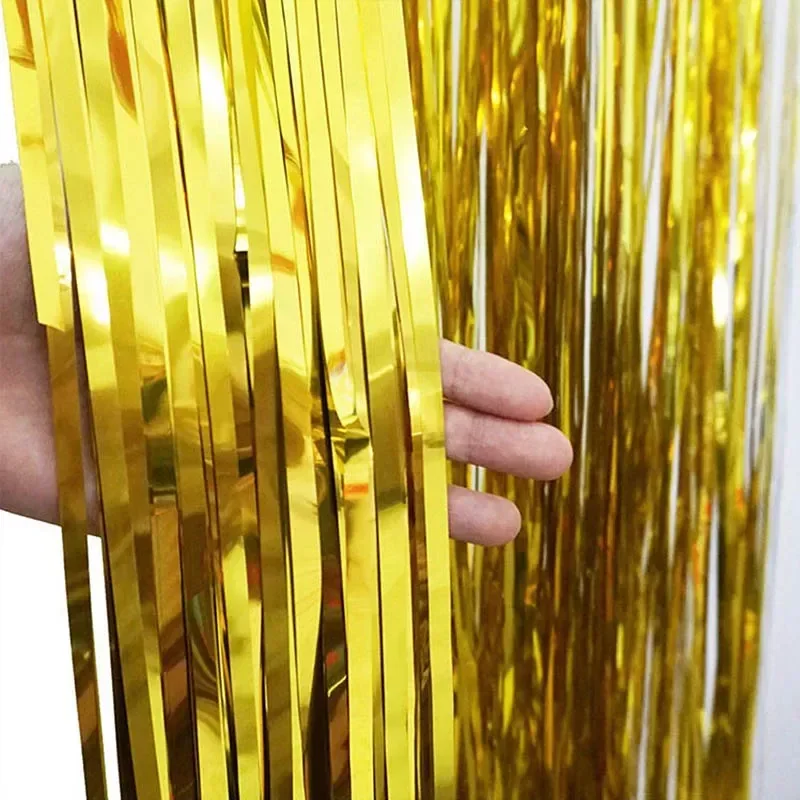 Gold Fringe Curtain