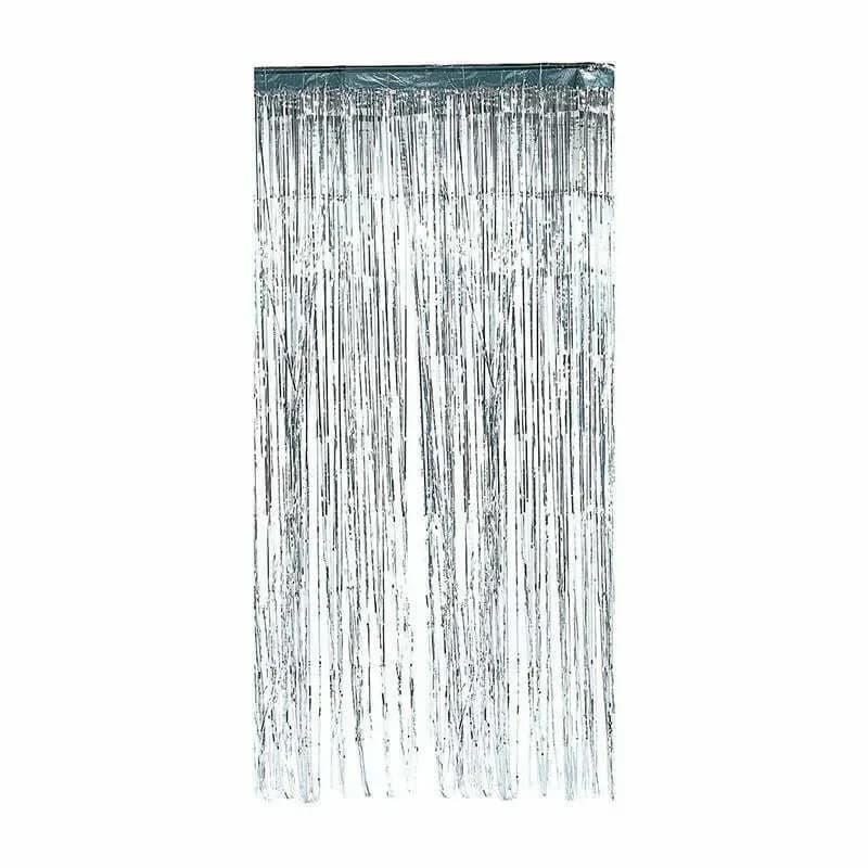 Silver Fringe Curtain