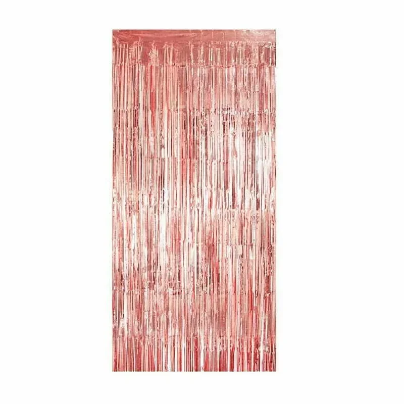 Rose Gold Fringe Curtain