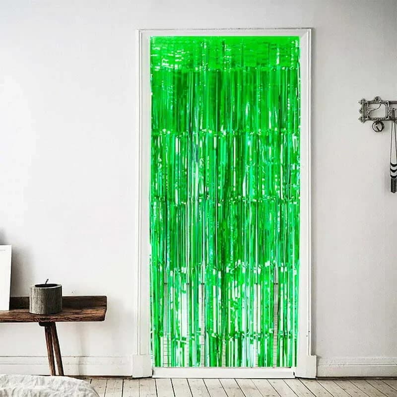 Green Foil Curtain