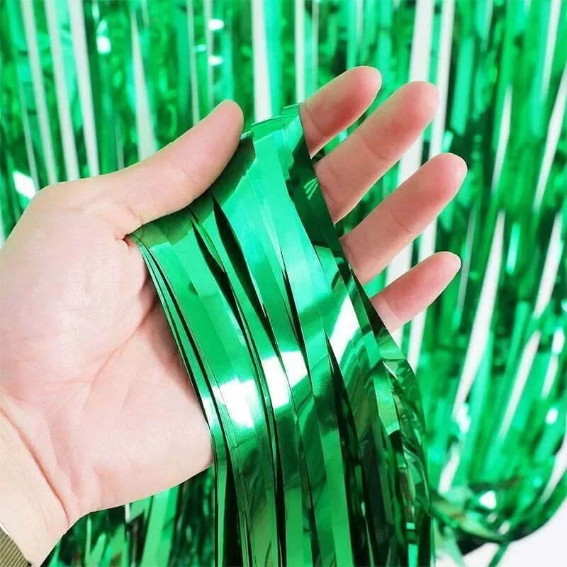 Green Foil Curtain