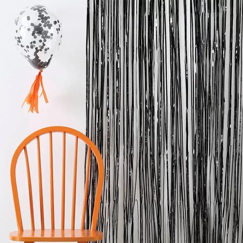 Black Foil Curtain
