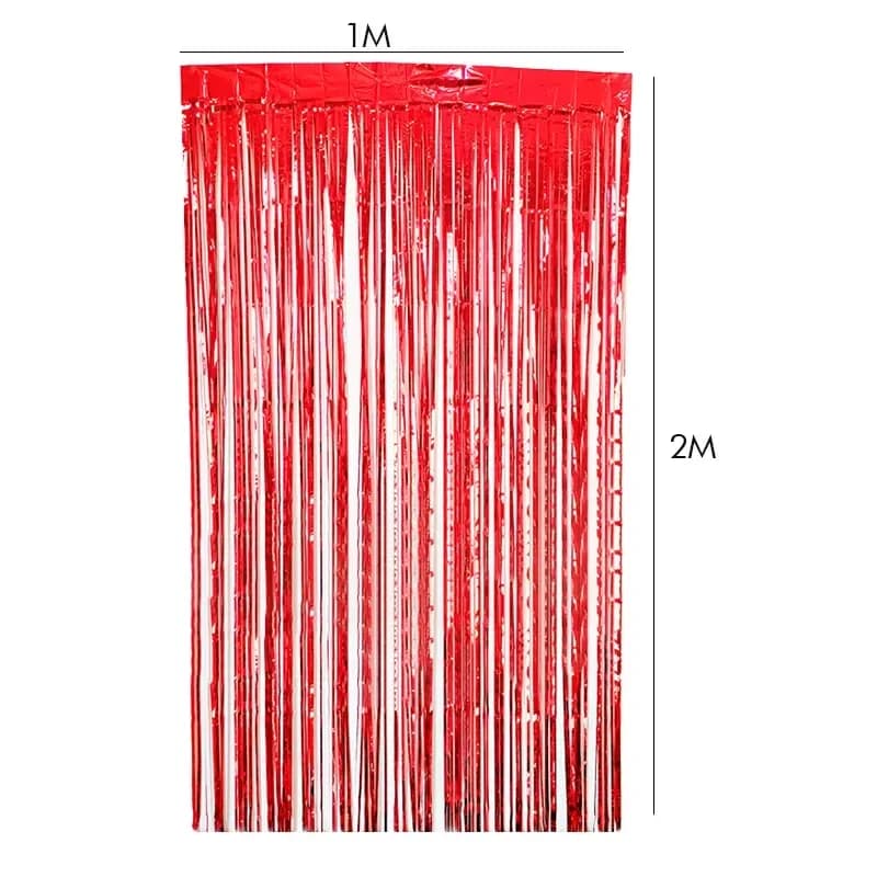 Red Foil Curtain