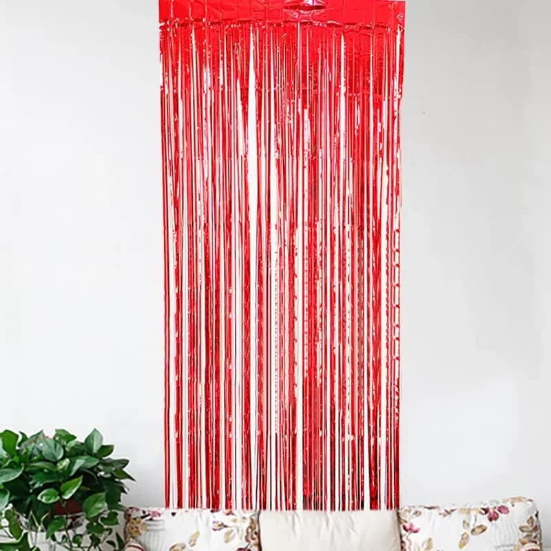 Red Foil Curtain