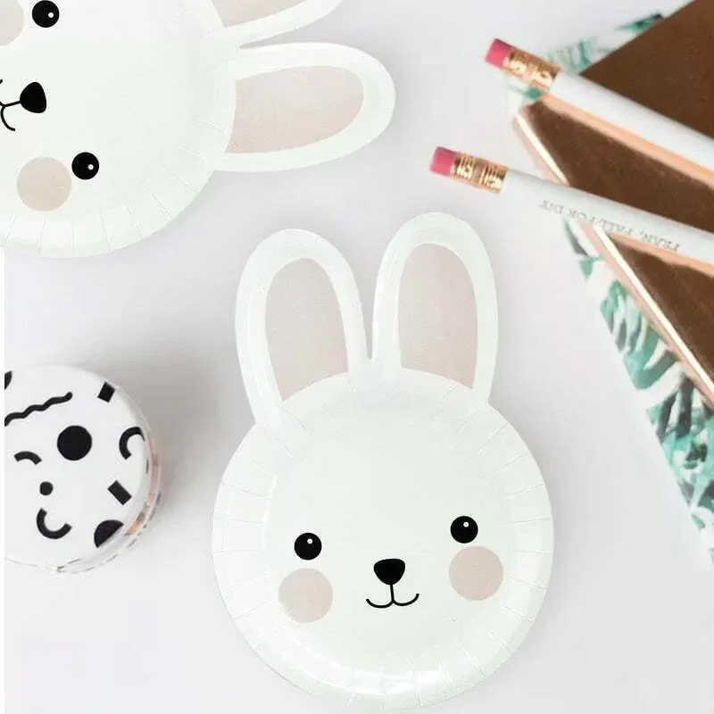 Bunny Shape Plates (24 cm) – Pk 8
