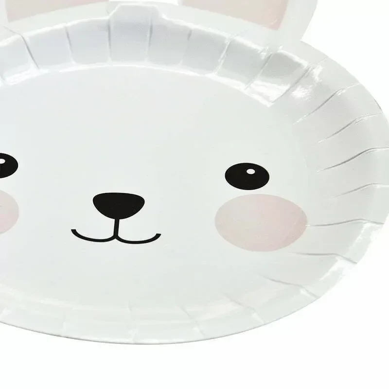 Bunny Shape Plates (24 cm) – Pk 8
