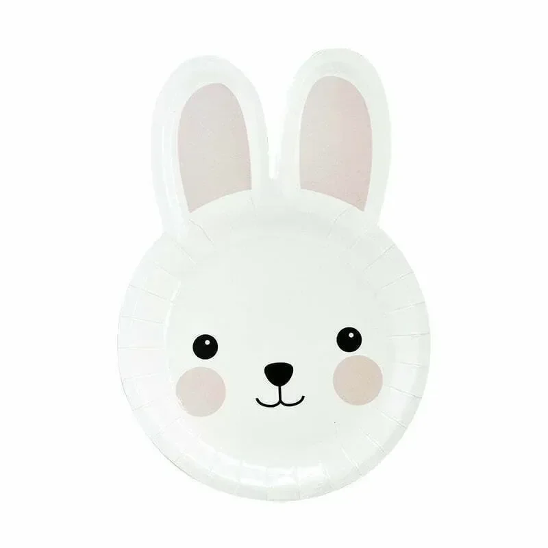 Bunny Shape Plates (24 cm) – Pk 8