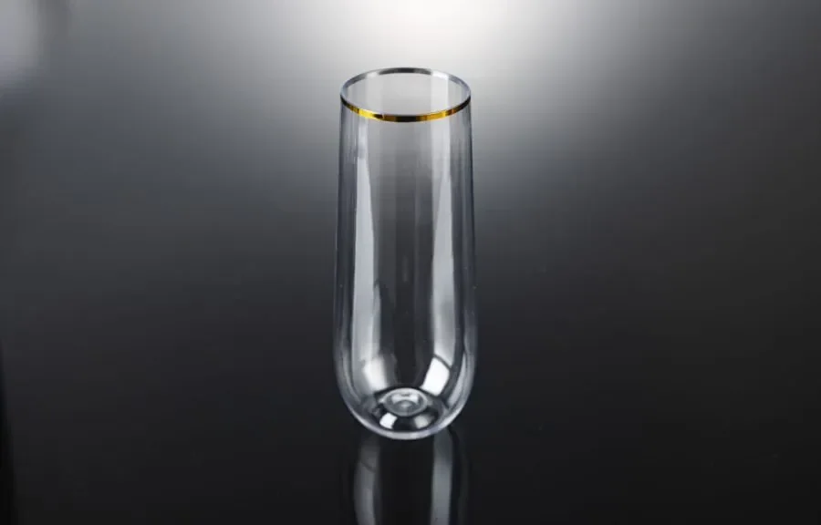 350ml Stemless Wine Glass Gold – Pk 4