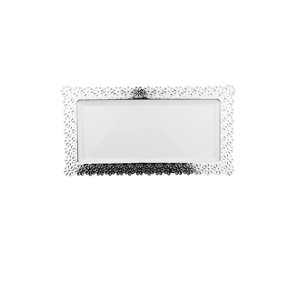 Silver Rim Serving Platter (36x15cm) – Pk 2