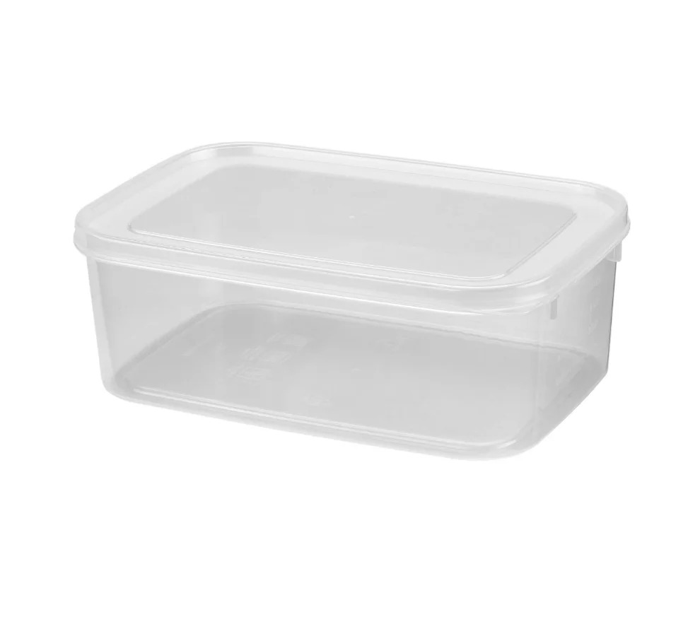 Clear 1L Storage Containers – Pk 2