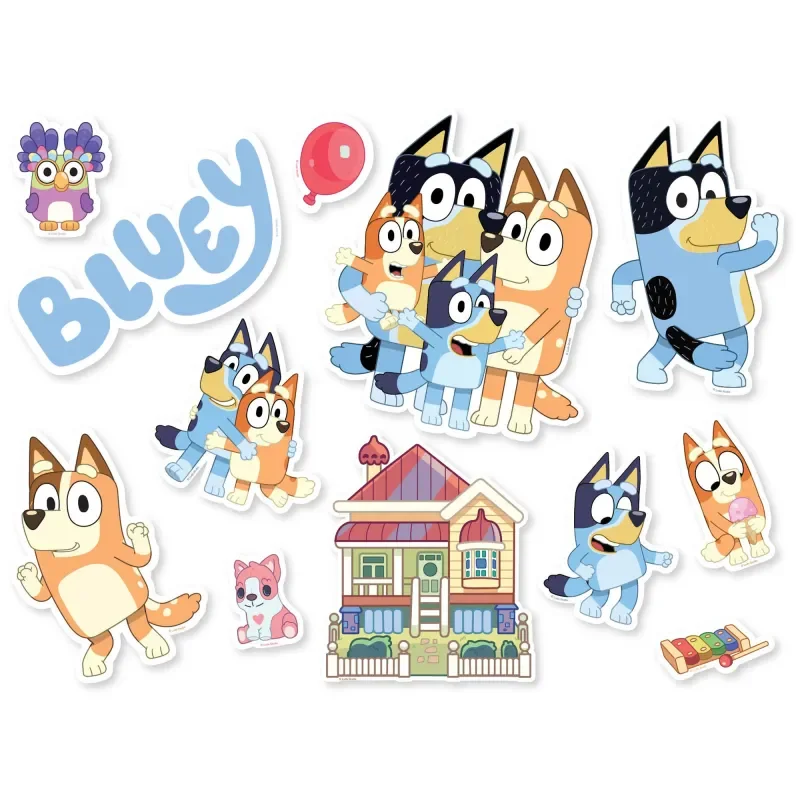 Bluey Cutouts 12 Pack