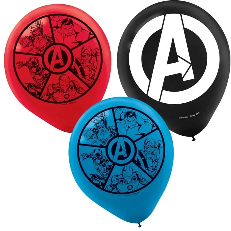 Marvel Superhero Latex Balloons (30cm) 6 Pack