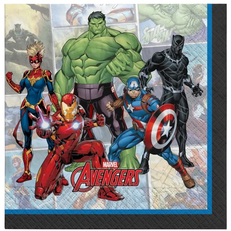 Marvel Powers Unite L/Napkin 16 Pack