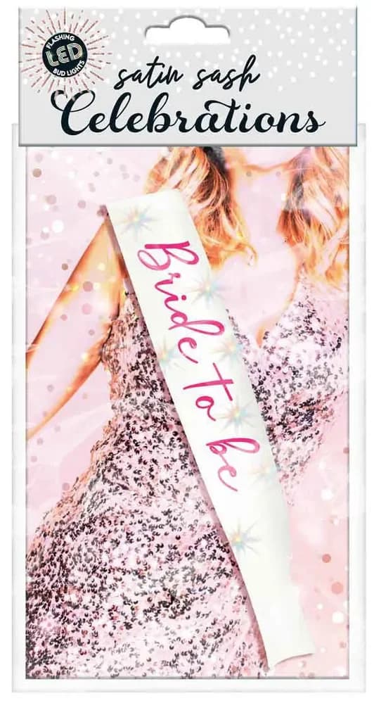 Bride To Be Sash – Flashing LED