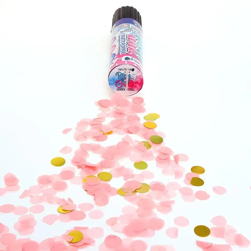Gender Reveal Party Poppers (20cm) - Pk3