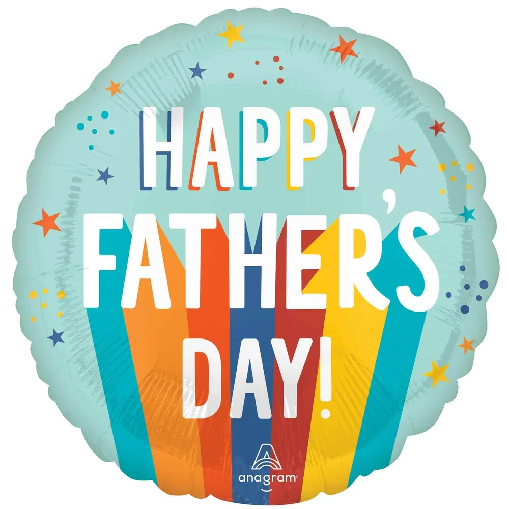 Father's Day Playful Stripes Balloon