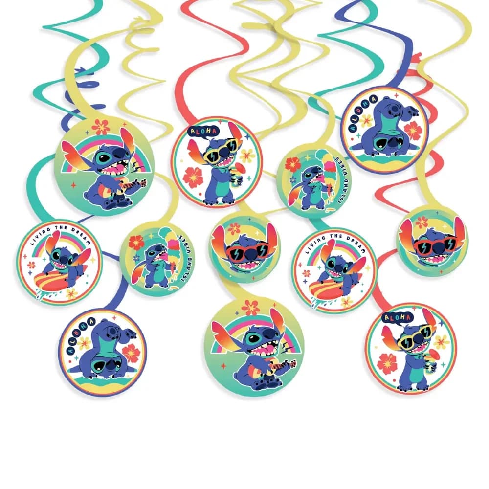 Lilo & Stitch Spiral Dec Ppr 12 Pack
