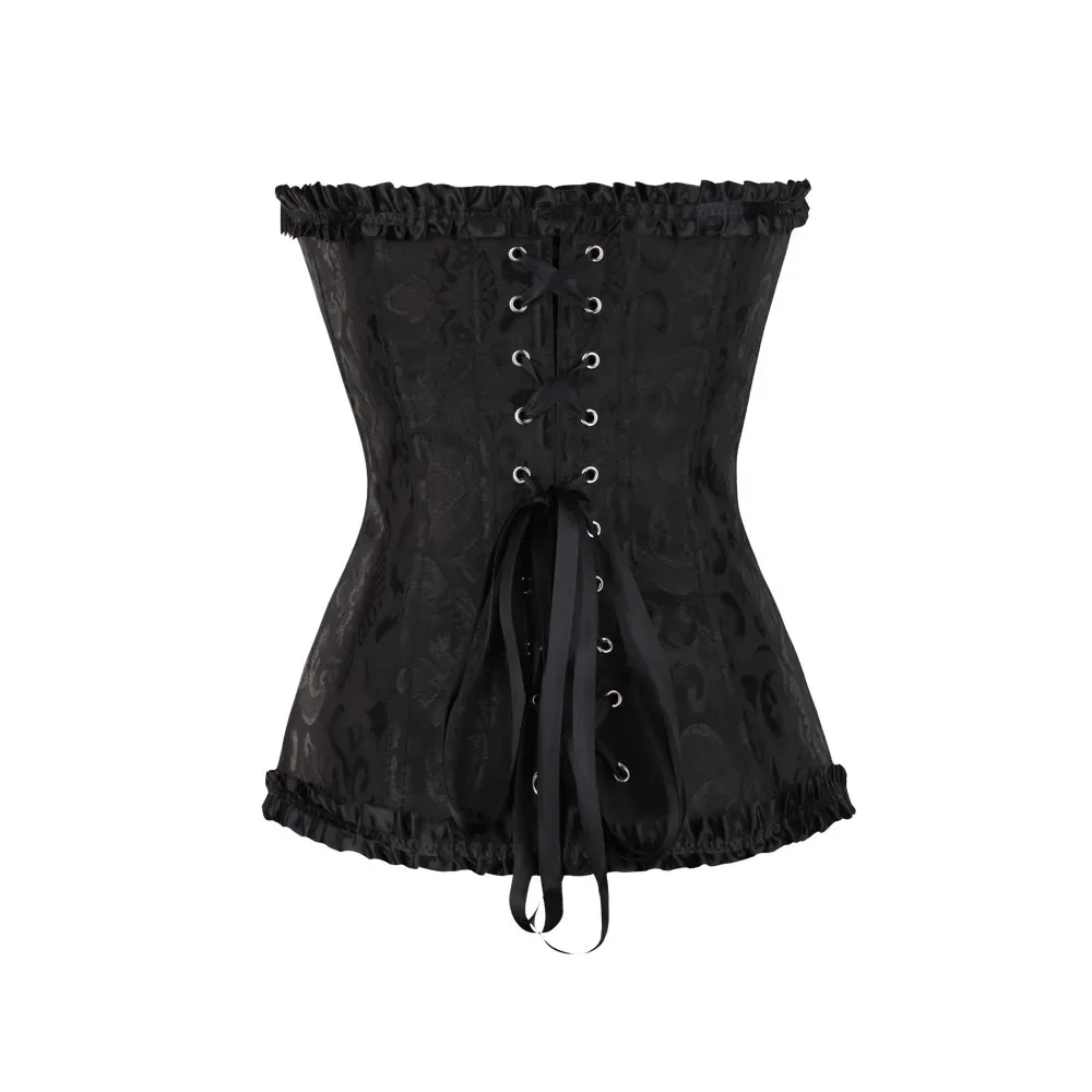 Adults Black Overbust Corset