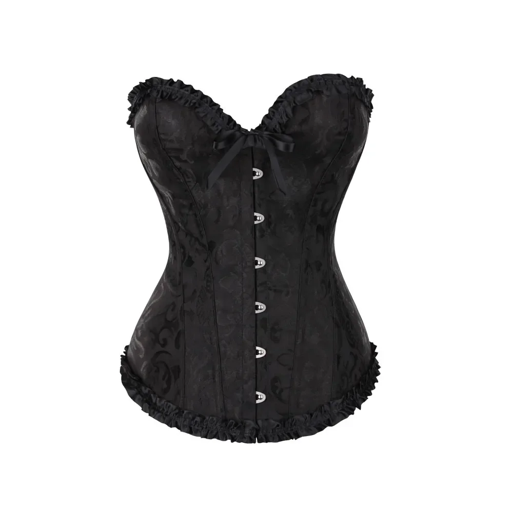 Adults Black Overbust Corset