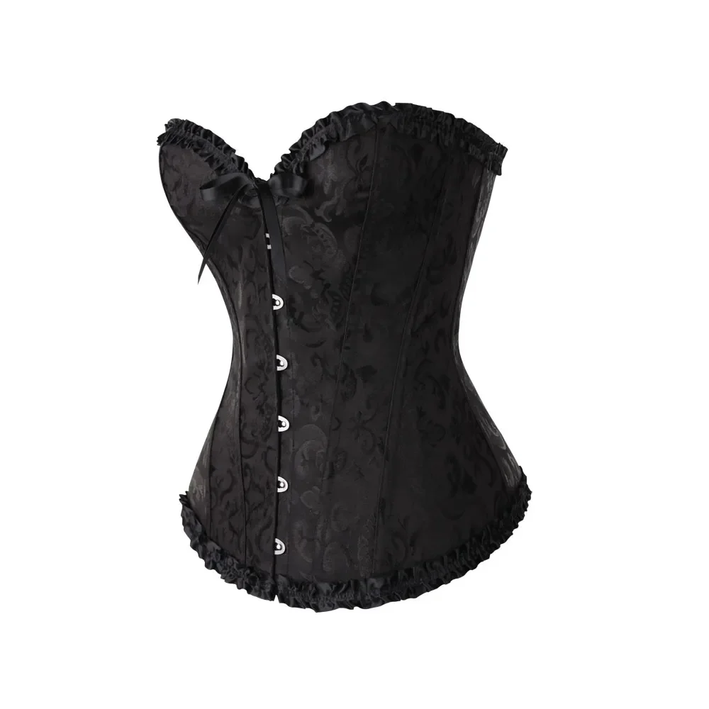 Adults Black Overbust Corset