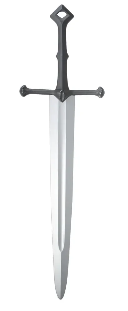 Medieval Sword Costume Prop - Black Handle 100cm