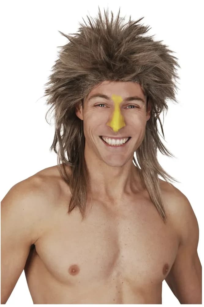 Surfer Blonde Mullet Wig