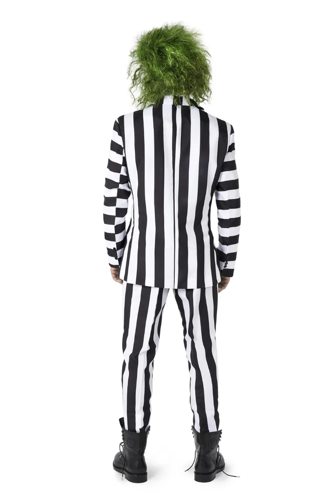 Suitmeister Black & White Beetlejuice Suit