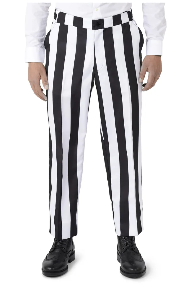 Suitmeister Black & White Beetlejuice Suit