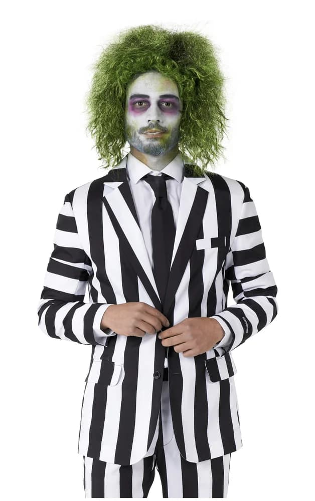 Suitmeister Black & White Beetlejuice Suit