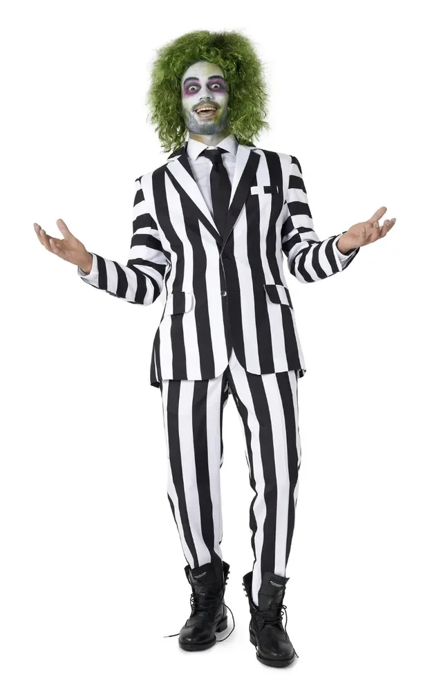 Suitmeister Black & White Beetlejuice Suit
