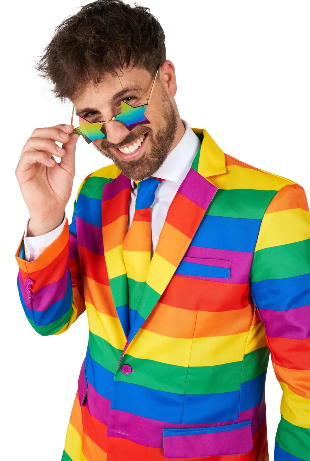 Adults Rainbow Suit, view 6