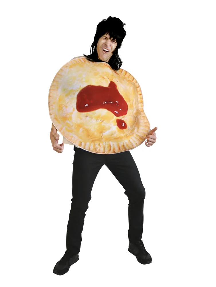 Aussie Meat Pie & Sauce Costume -- Adults