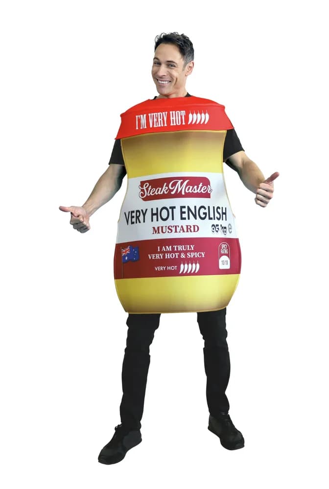Hot Mustard Sauce Costume – Adults