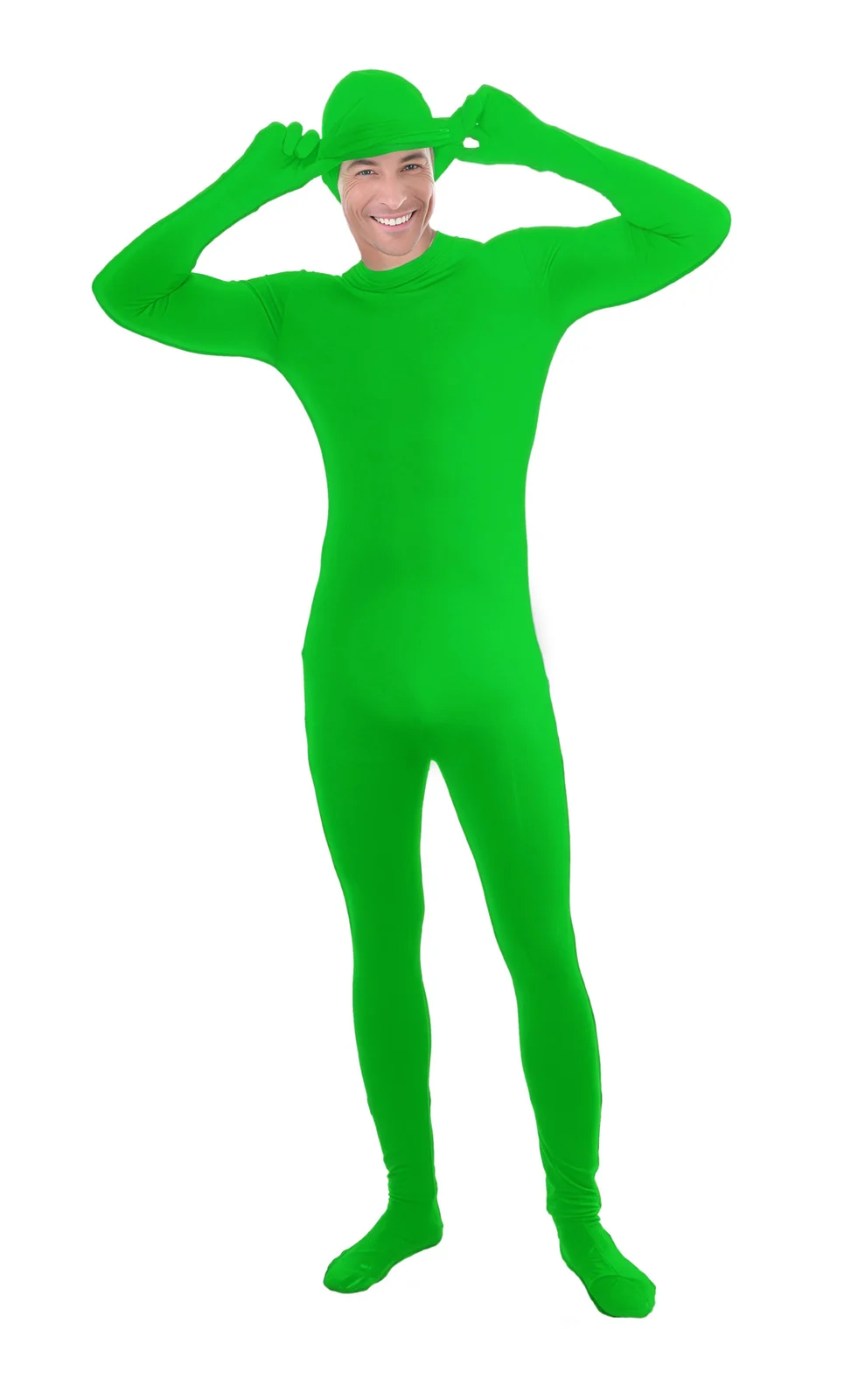 Adults Green Invisible Man Costume, view 2