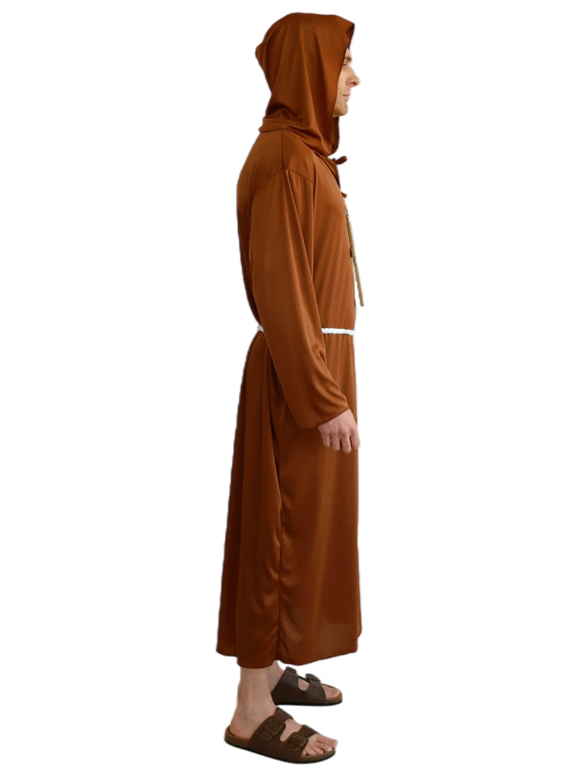 Adults Brown Monk Robe Costume, view 2