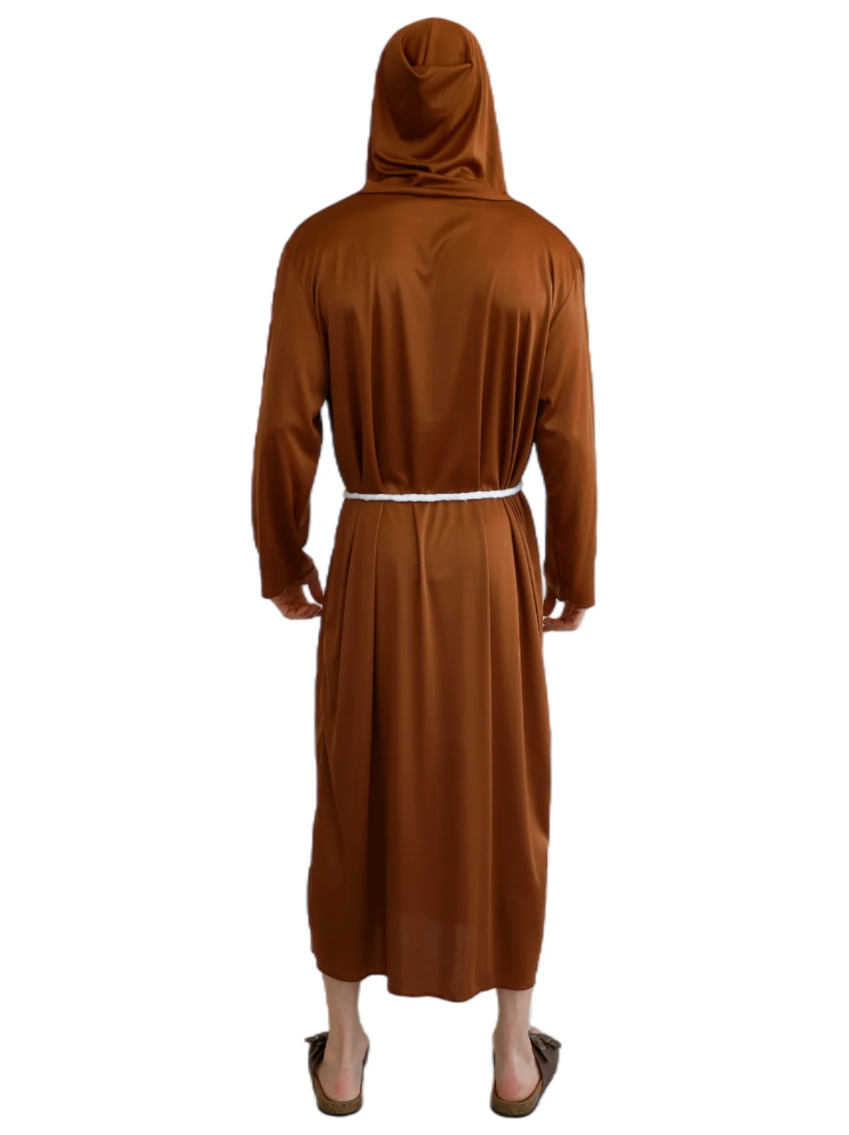 Adults Brown Monk Robe Costume, view 3