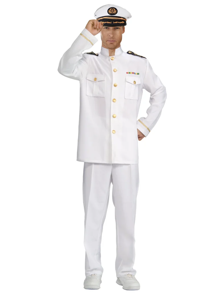 Navy Captain Cruise Costume – Adults