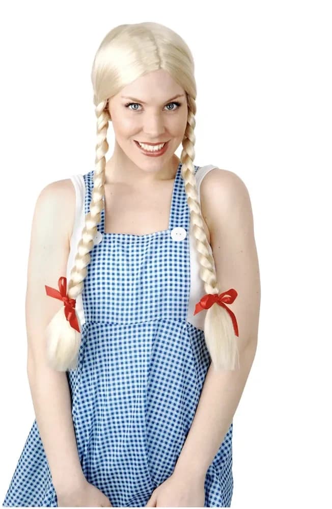 Inga Plaits Blonde Wig – Adults