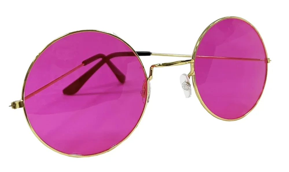 Lennon Glasses – Large Rose Lenses