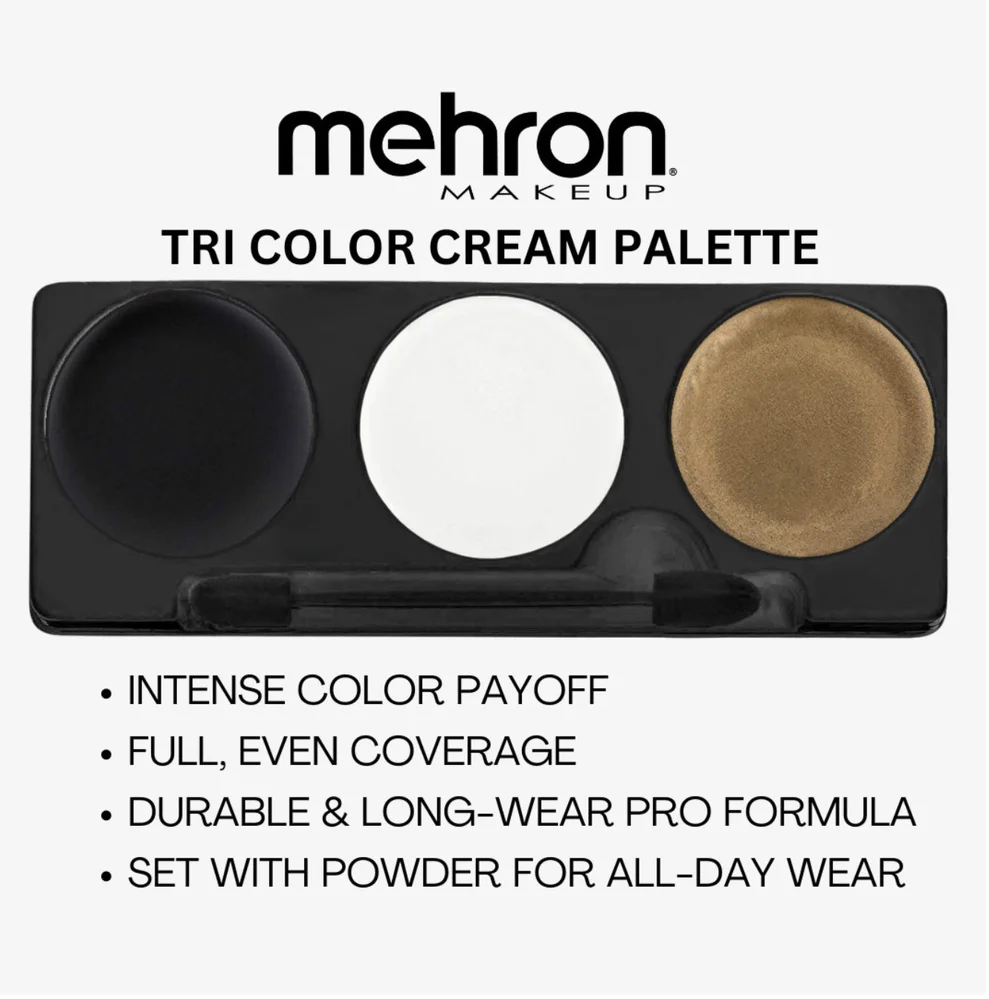 Tri-Colour Make-up Palette - Cat Tiger