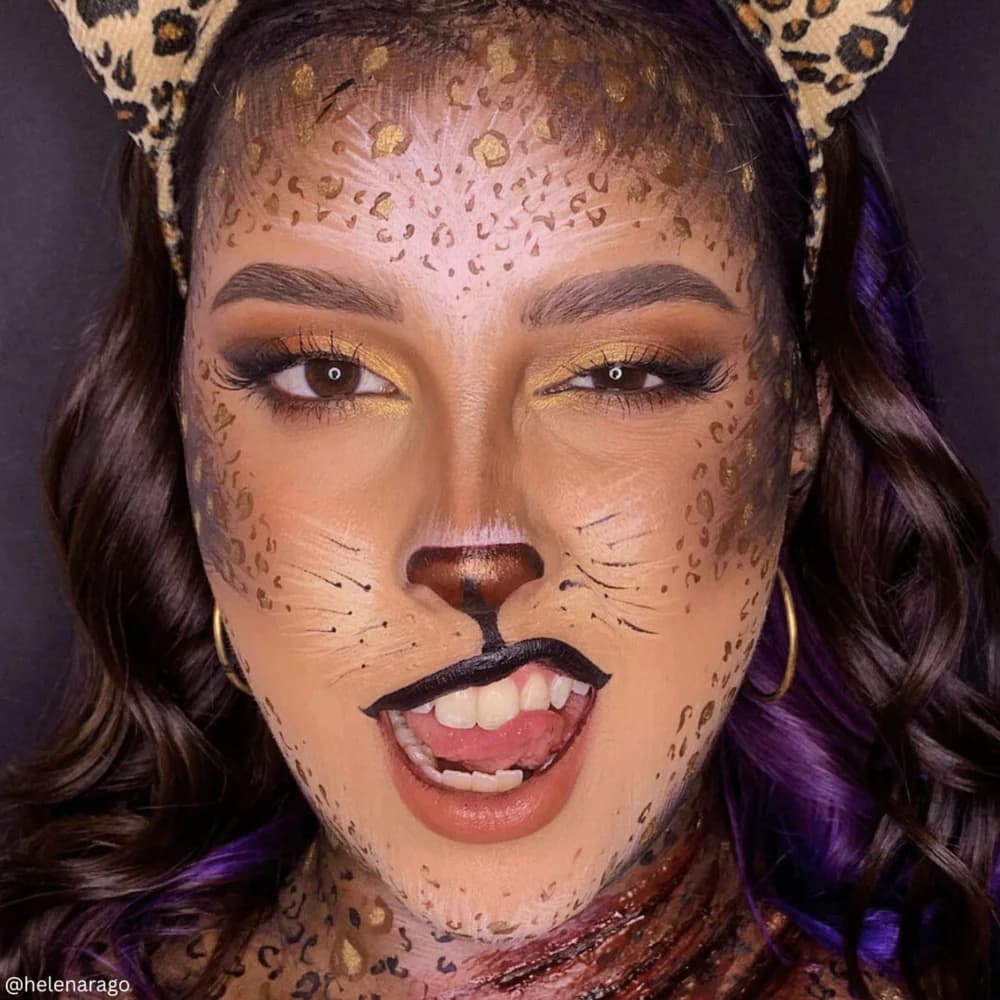 Tri-Colour Make-up Palette - Cat Tiger