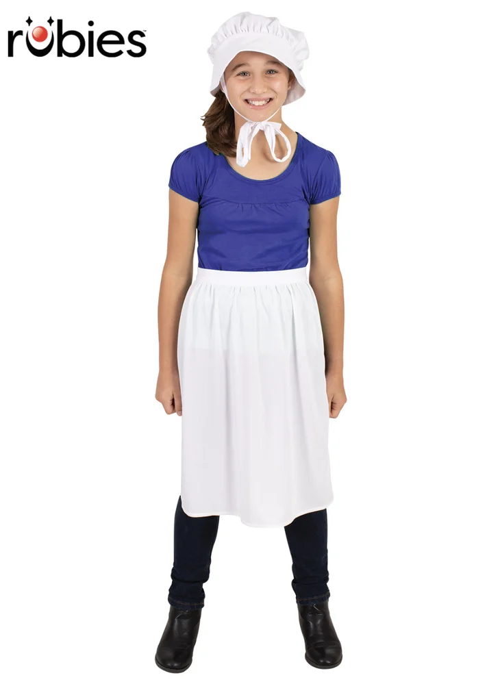 Historical Bonnet and Apron Set - (Child 6plus)