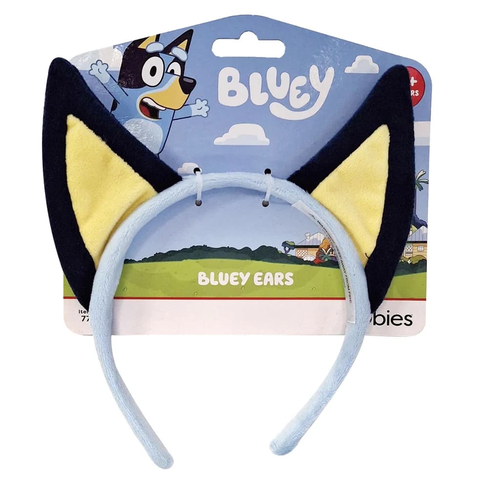 Bluey Plush Ears Headband – Kids Accessory