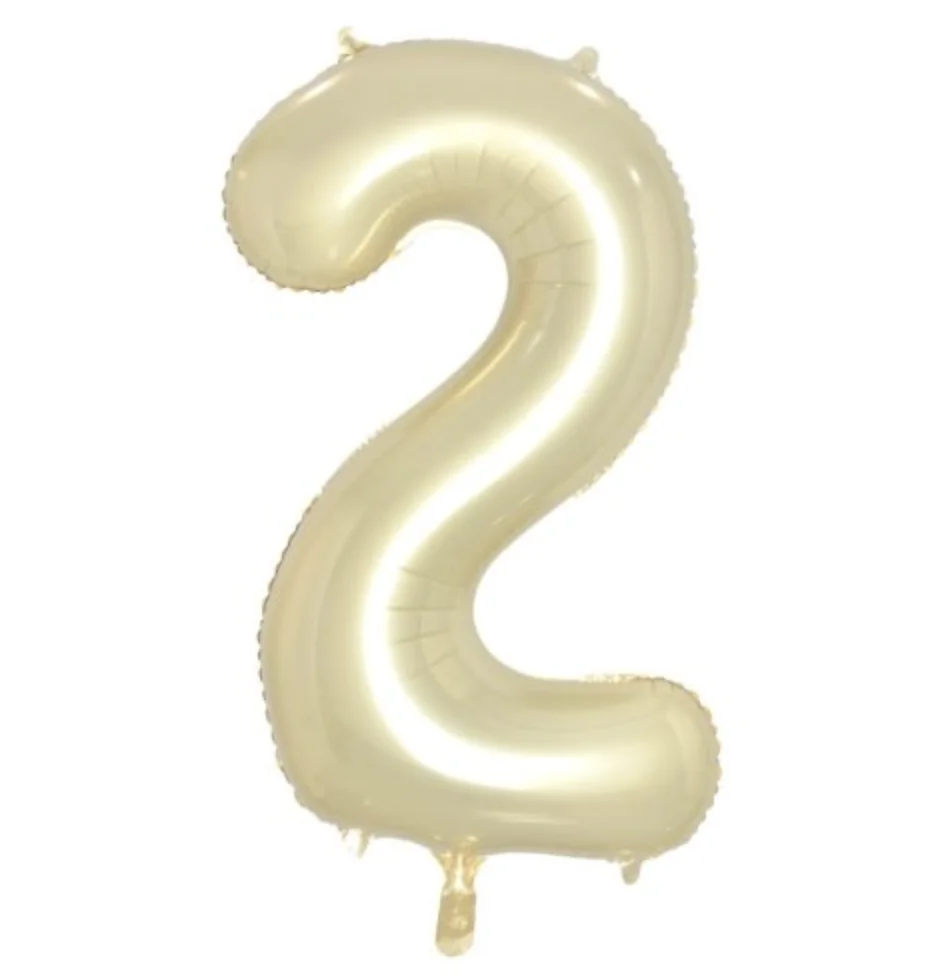 Luxe Gold Number 2 Foil Balloon (86cm)