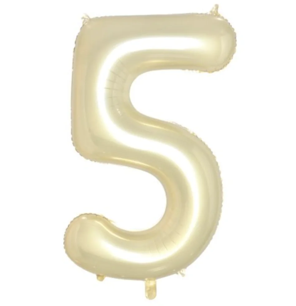Luxe Gold Number 5 Foil Balloon (86cm)