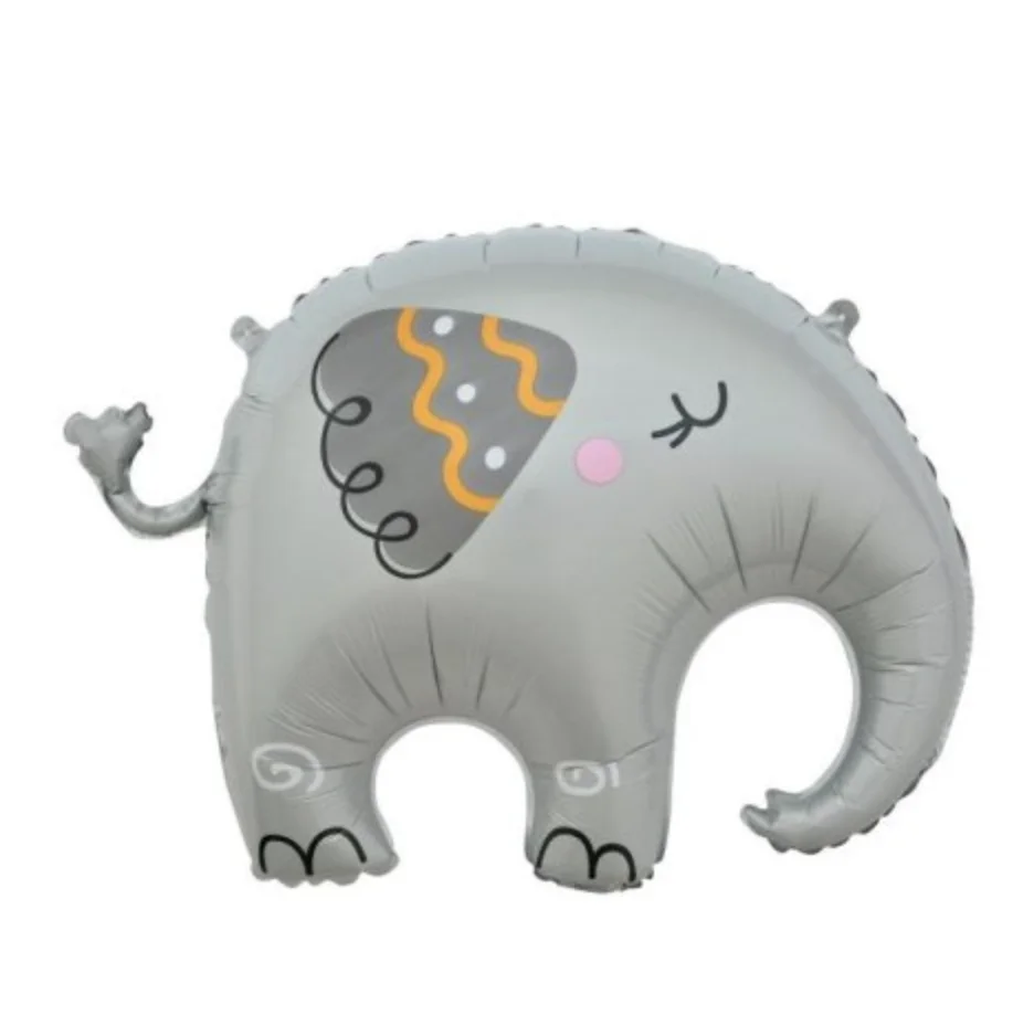 Grey Elephant Foil Balloon (57 cm) - Pk1